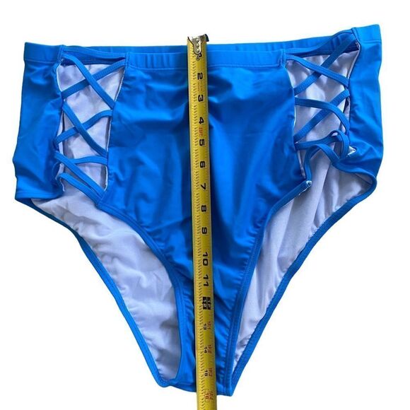 Women's Plus Size Blue Bathing Suit Bottom Size 3X NWOT - Picture 11 of 12